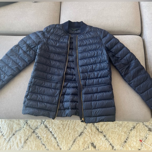 Ralph Lauren Blue Puffer Jacket with Quilted Design - Picture 3 of 7